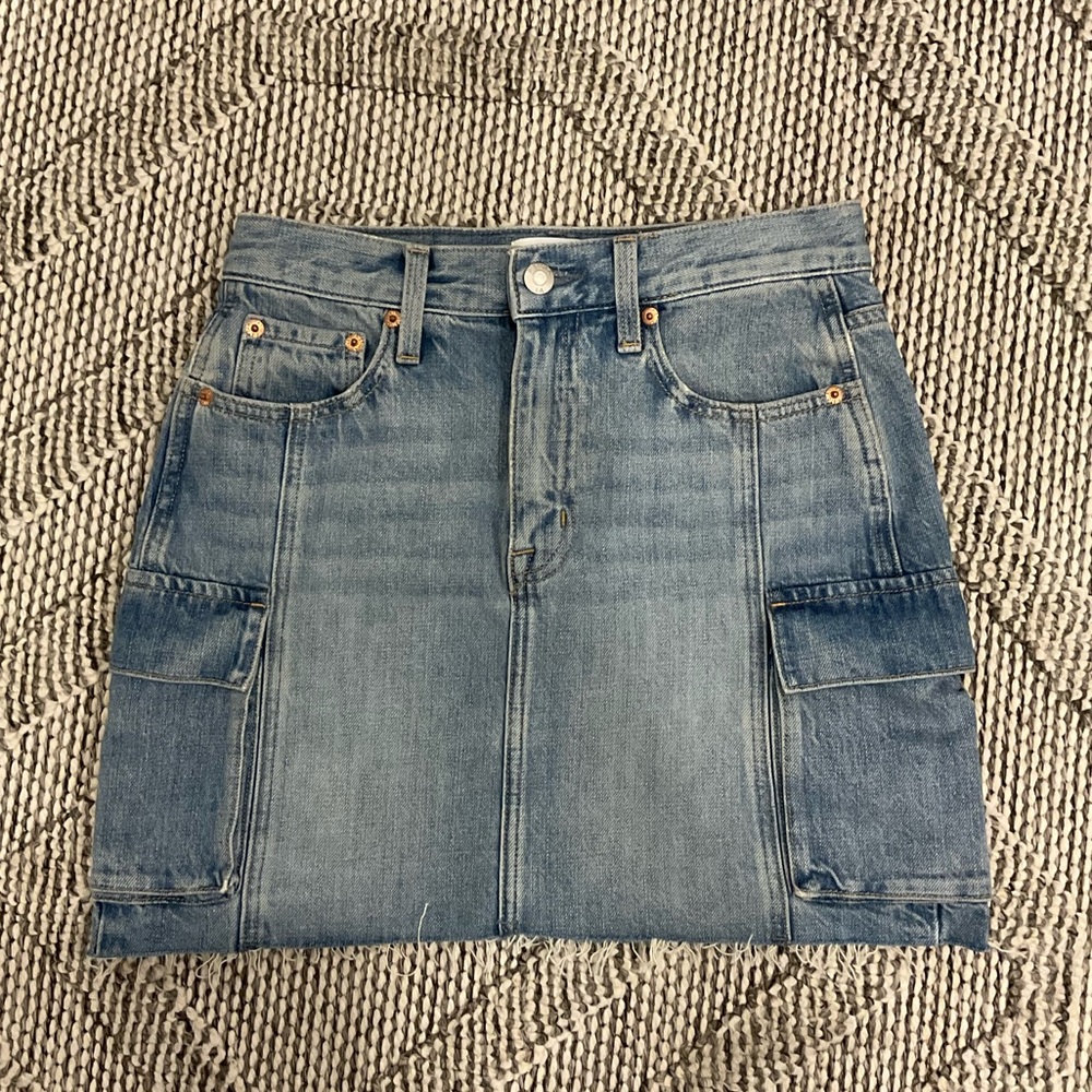 Pistola Blue Denim Mini Skirt